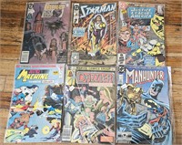 Lot of 6 Comic Books Justice League Manhunter
