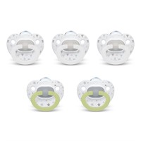 NUK Fashion Orthodontic Pacifiers, 0-6 Months,