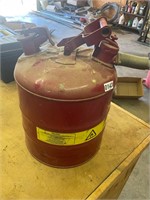 Vintage Metal Gas Can- Flip Lid