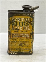 Boston coach axle oil can - for buggies, carriages