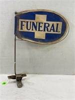 vintage funeral automotive hearse procession clip