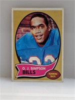 1970 Topps #90 O.J. Simpson (RC) Buffalo Bills HOF