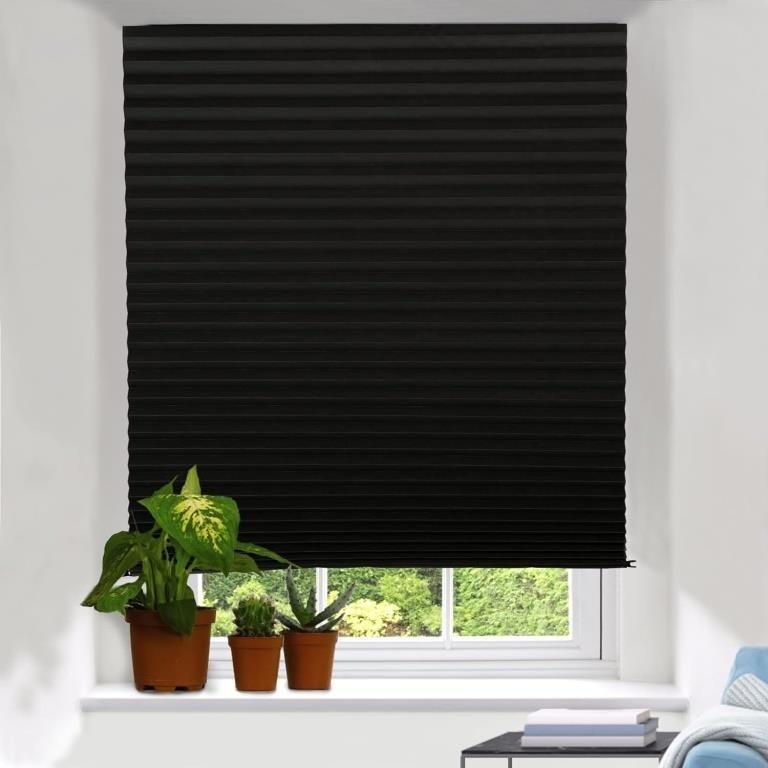 LUCKUP Temporary Blinds Cordless Blackout P