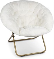 Milliard Cozy Chair/Faux Fur Saucer Chair for