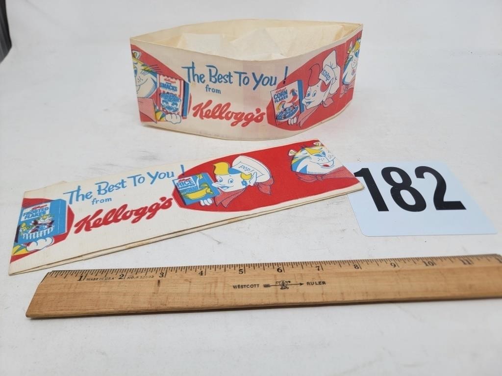 Vintage Kellogg's Cereal hats