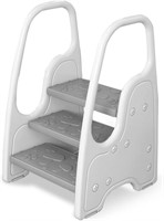 3 Step Stool for Toddler,Kids Three Step Stool