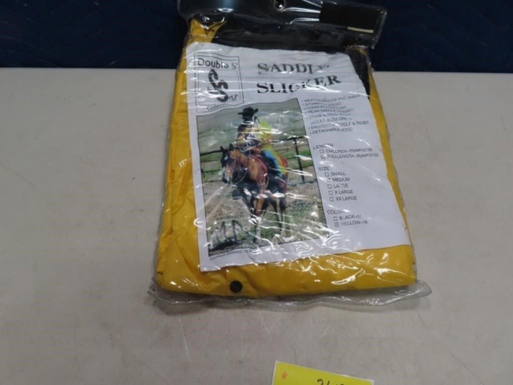 New Horse SADDLE SLICKER by Double SS yellow