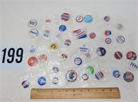 Large pinback buttons collection