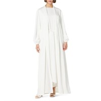 The Drop Women's Open-Front Maxi Robe Dress by