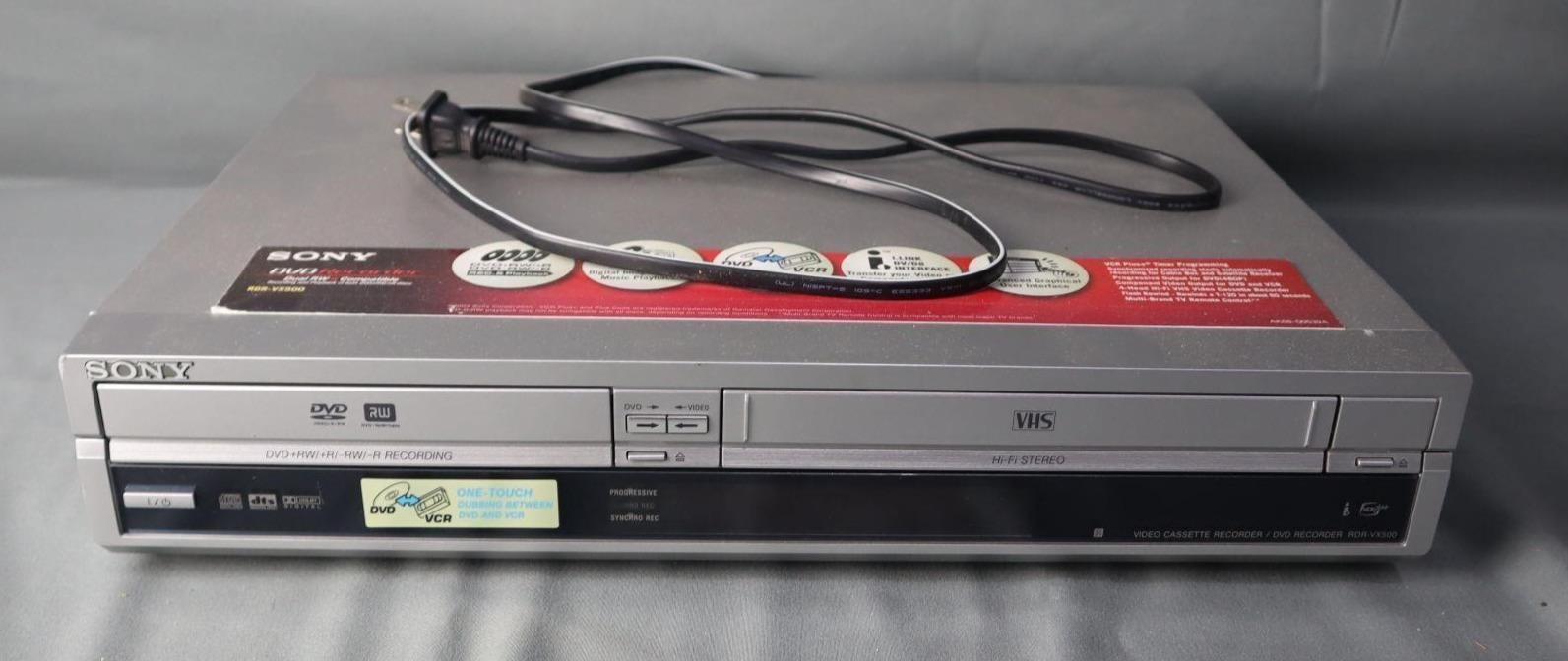Sony VCR DVD Combo Recorder RDR-VZ500