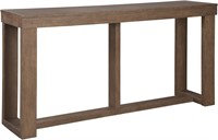 Cariton Sofa Console Table  Grayish Brown