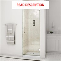DreamLine Unidoor 26x72 Shower Door  glass only