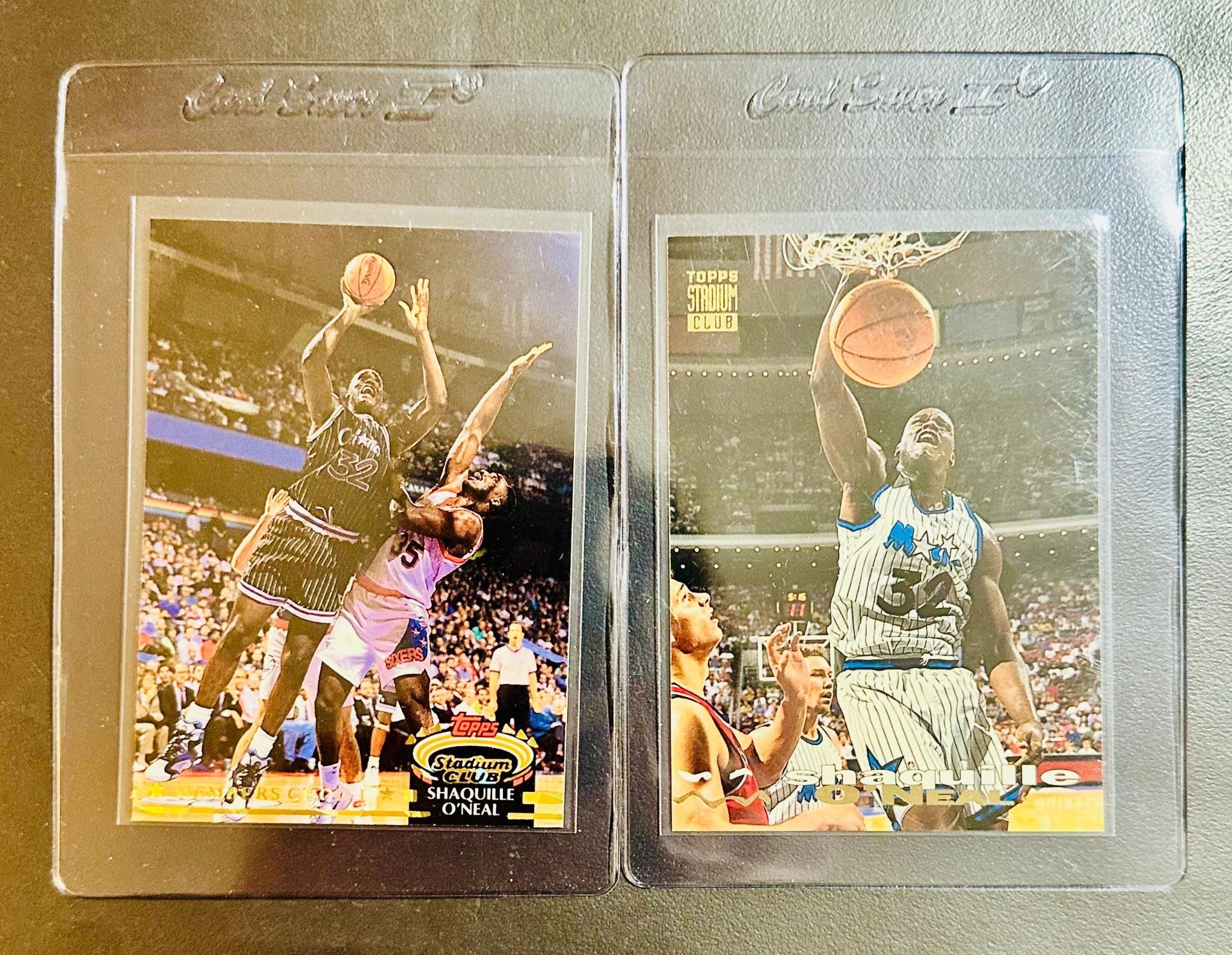 1993 Topps #201 & #100 Shaquille O’Neal rookie