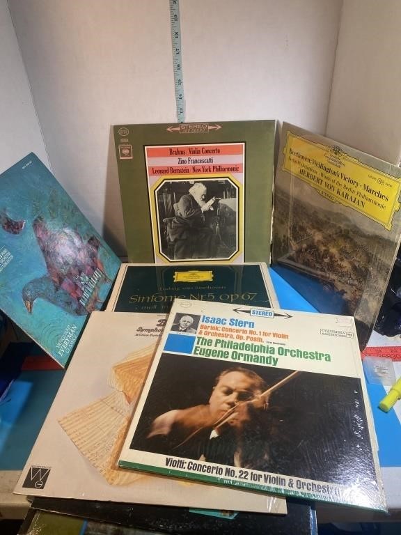 Vintage vinyl Brahms Beethoven  Mozart and more