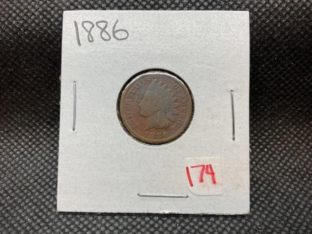 1886 INDIAN HEAD CENT