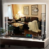 Hasipu Vanity Mirror with Lights, 32" x 22" LED