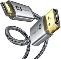 4K DisplayPort to HDMI Cable WARRKY 6FTã€Metal