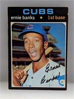 1971 Topps Ernie Banks 525 HOF—SEMI HI NUMBER