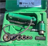 Greenlee Hydraulic Knockout Punch Driver Set 7306