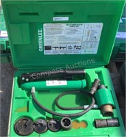Greenlee Hydraulic Knockout Punch Driver Set 7306