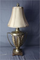Large vintage gold lamp
