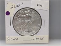 2004 1oz .999 Silver Eagle $1 Dollar