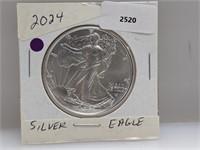 2024 1oz .999 Silver Eagle $1 Dollar