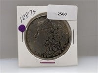 1887-S 90% Silver Morgan $1 Dollar