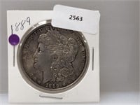 1889 90% Silver Morgan $1 Dollar