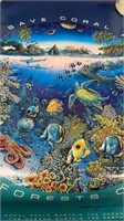 Robert Nelson Hand Signed Save Coral Reefs Poster