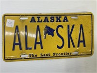 Alaska License plate decor