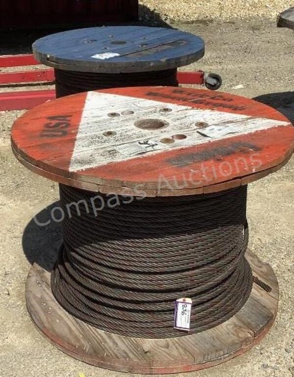 (2) 3/4" Spools of Braided Cable