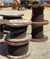 (4) Spools of Braided Cable