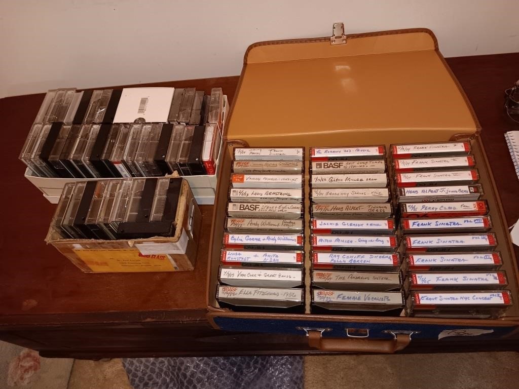 3 Box of cassette tapes.