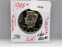 1995-S Clad Proof JFK Half $1 Dollar
