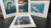 4 Lithos Hand Signed and Prints-WYLAND, Coralan,
