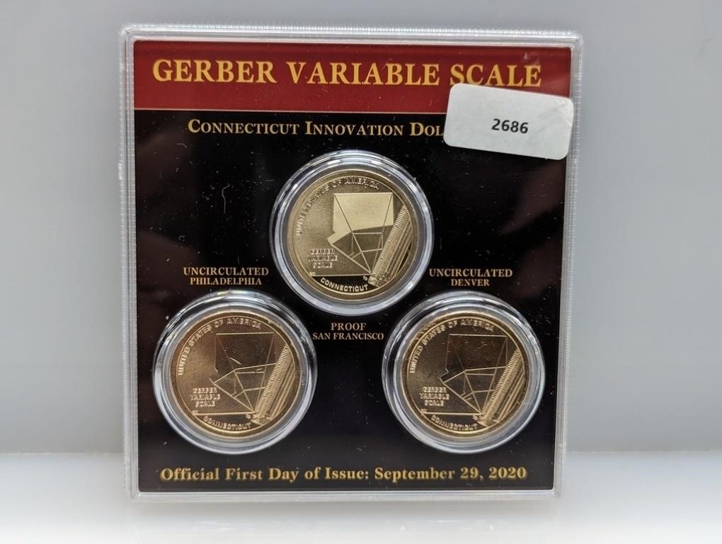 Gerber Variable Scale UNC $1 Dollars
