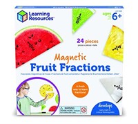 Learning Resources Magnetic Fruit Fractions,