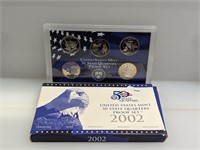 2002 US Mint State Quarters Proof Set