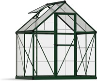 Palram Greenhouse Kit 6' x 4' Forest Green