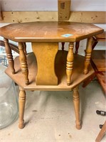 Tell City Indiana end table octagonal
