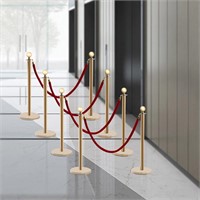 ULN - 8PC Crowd Control Stanchion Posts