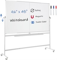 Magnetic rolling Whiteboard 96x48  2-Sided