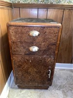 Small wooden cabinet  will need cleaning and