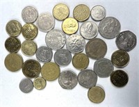 Mexico 50, 10, 5 Pesos Coins Assortment