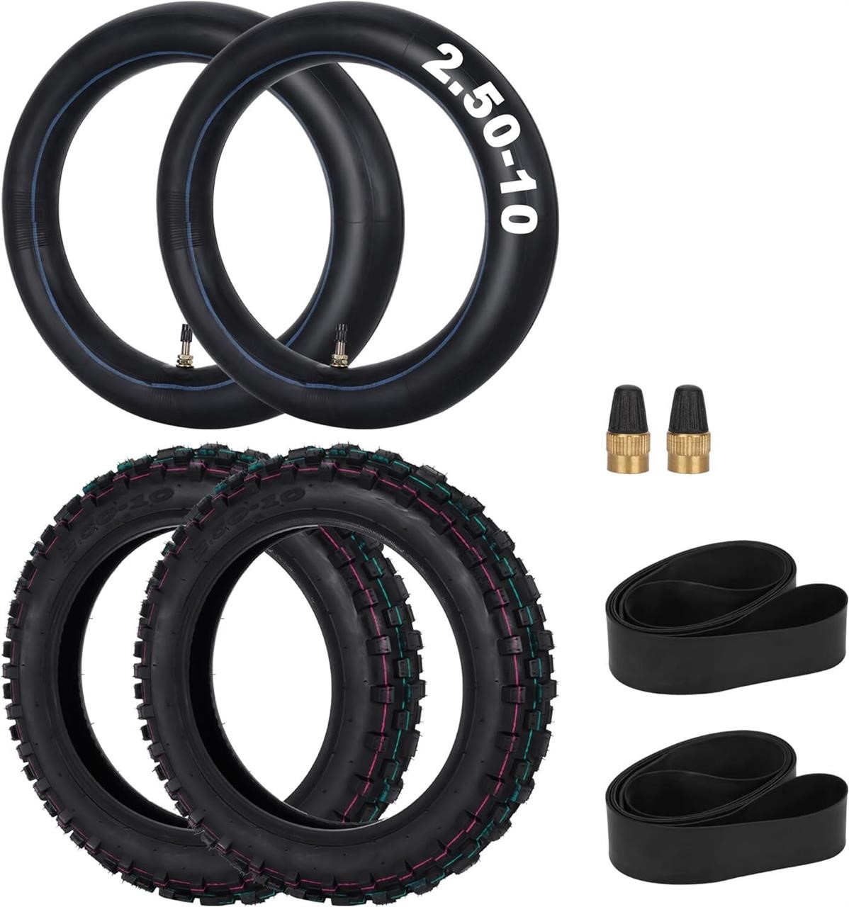 WEIYINGSI 2.50-10 Tire  Off-Road 2.5-10 Tubes