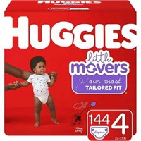 Huggies Overnites Diapers  Size 4 (144 Count)