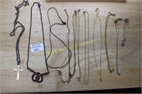 Jewelry Chains  - Approx 11 Total
