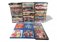 70+ DVD and Blu Ray movies