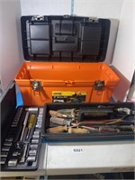 Stanley 19inch tool box w/contents.